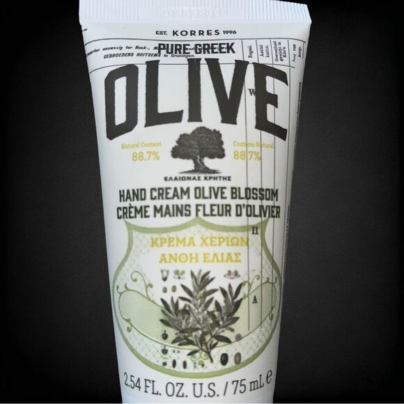 KORRES PURE GREEK OLIVE One Hand and Two Body Creams New and Sealed - Picture 3 of 4